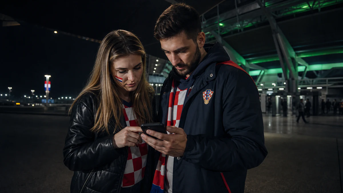 Hrvatski navijači prate sportske ponude na telefonu