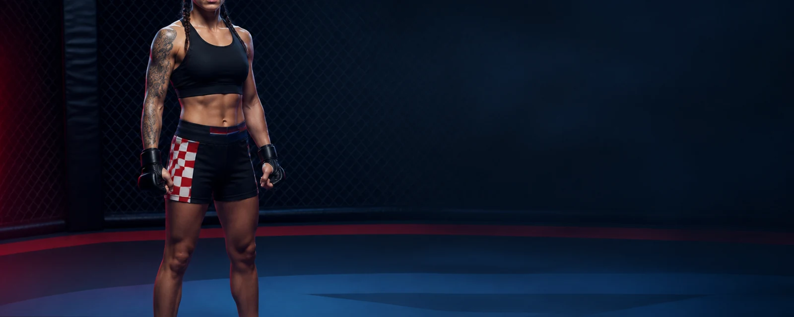 Dvaja zápasníci MMA pred súbojom