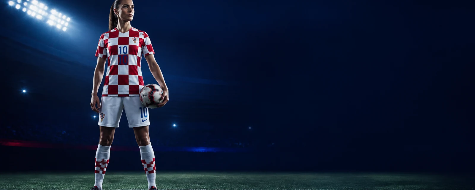 Arquero hrvatski durante una atajada